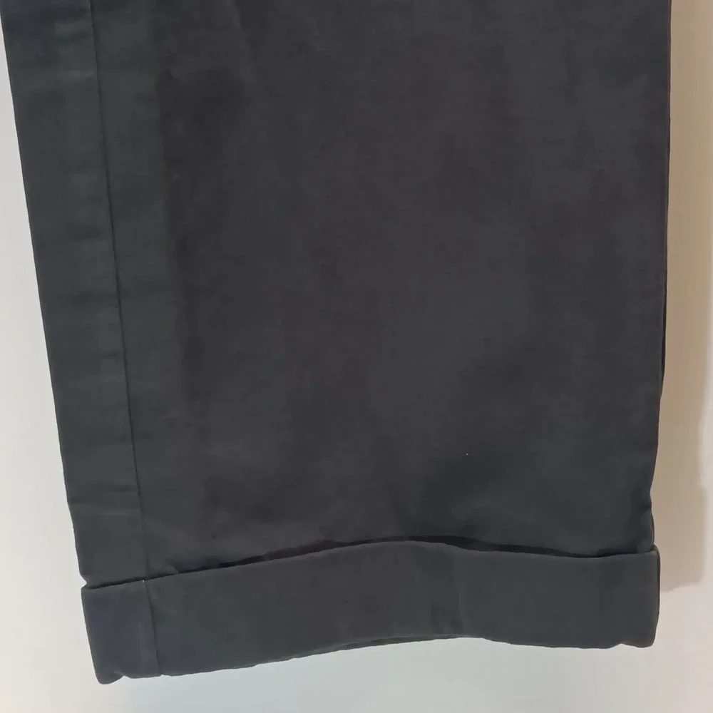 Banana Republic Emerson Chino Pant Men's 33x30 Grey Cuffed Business Casual GUC